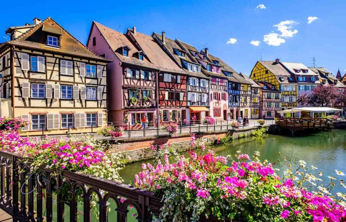 Ferienwohnung Le Marcellin Colmar - Garage - Terrasse Exterior foto